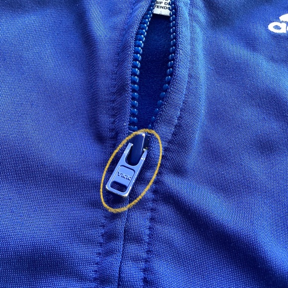Adidas Logo Blue Zip Sweater 3T - Picture 3 of 6